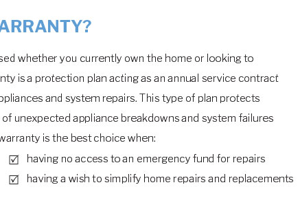 home warranty with roof coverage